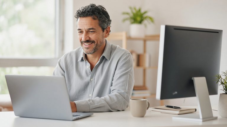 Someone deciding between browser access and a remote desktop app